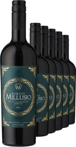 2022 Burgio Millusio Nero D'Avola Syrah - Bio Im 6er-Vorratspaket