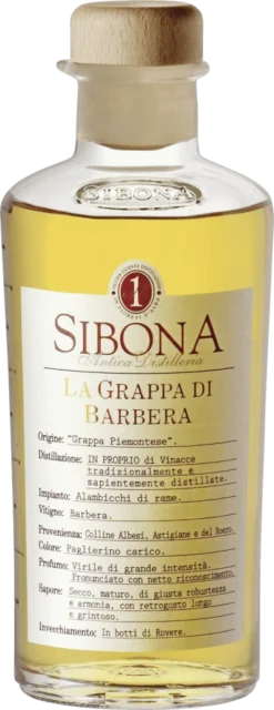 Sibona Grappa Di Barbera - 0,5l