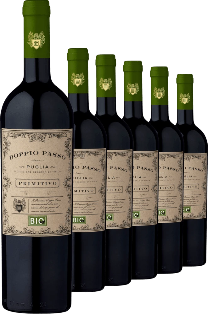 2021 Doppio Passo Primitivo – Bio Im 6er-Vorratspaket 1 2021 Doppio Passo Primitivo – Bio Im 6er-Vorratspaket