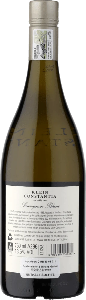 2021 Klein Constantia Sauvignon Blanc 2 2021 Klein Constantia Sauvignon Blanc – Bild 2