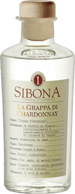 Sibona Grappa Di Chardonnay