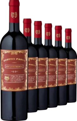2021 Doppio Passo Appassimento Primitivo Im 6er-Vorratspaket
