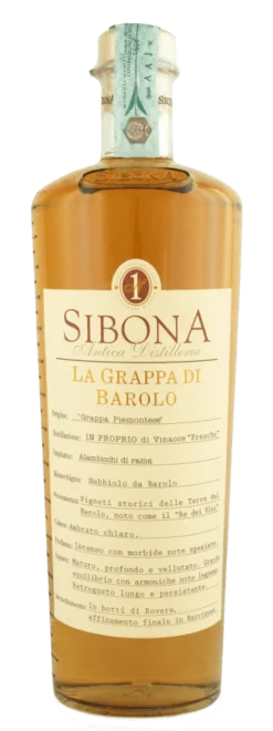 Sibona Grappa Di Barolo - 1,5l Magnumflasche