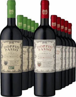 12er-PAKET »Gemischtes Doppel: Doppio Passo Primitivo Rosso«